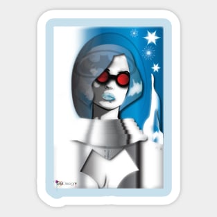 Ms. Freeze Sticker